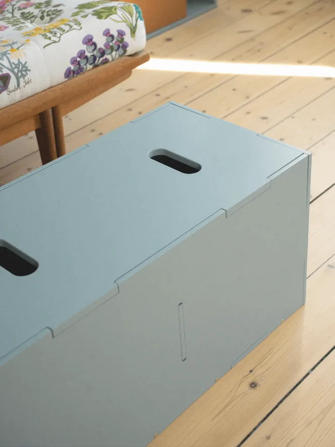 Contenitore Cube Long , Verde oliva Nofred