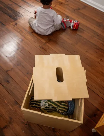 Contenitore Cube Storage - Betulla - Nofred