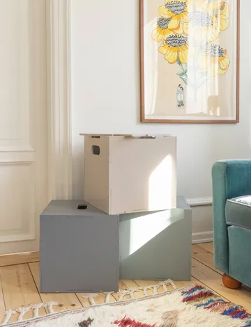 Contenitore Cube Storage - Verde oliva - Nofred