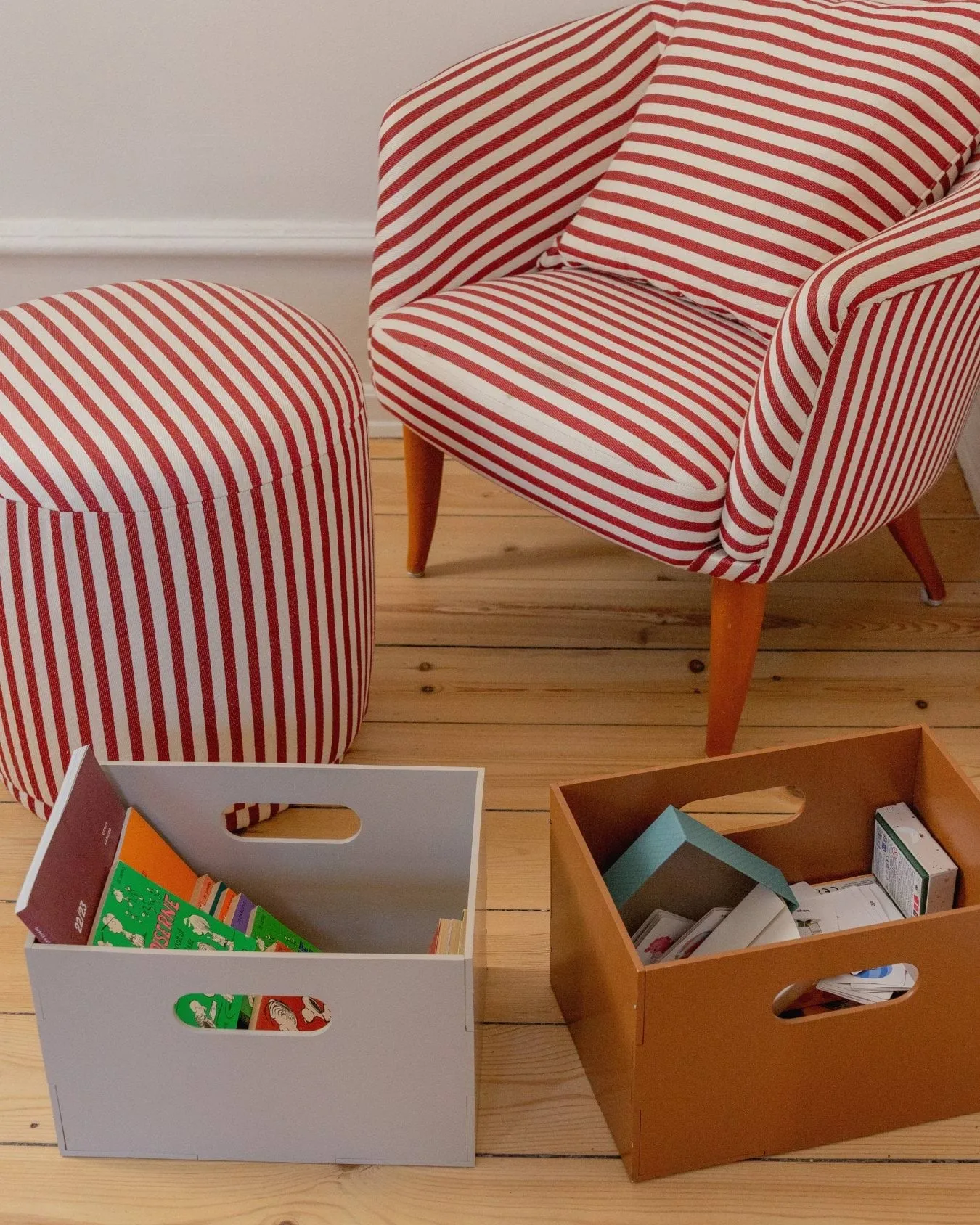 Contenitore Kiddo Box , Beige Nofred