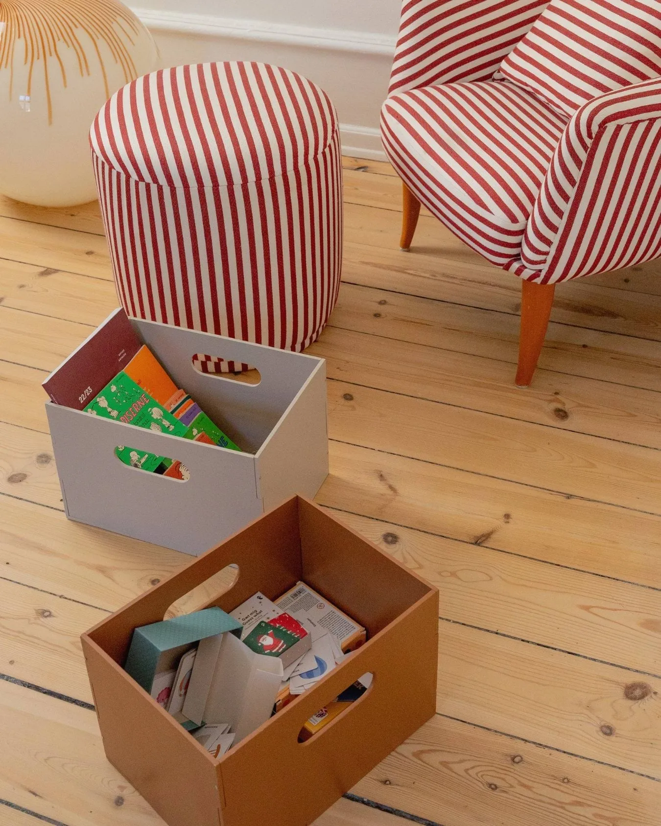 Contenitore Kiddo Box , Beige Nofred