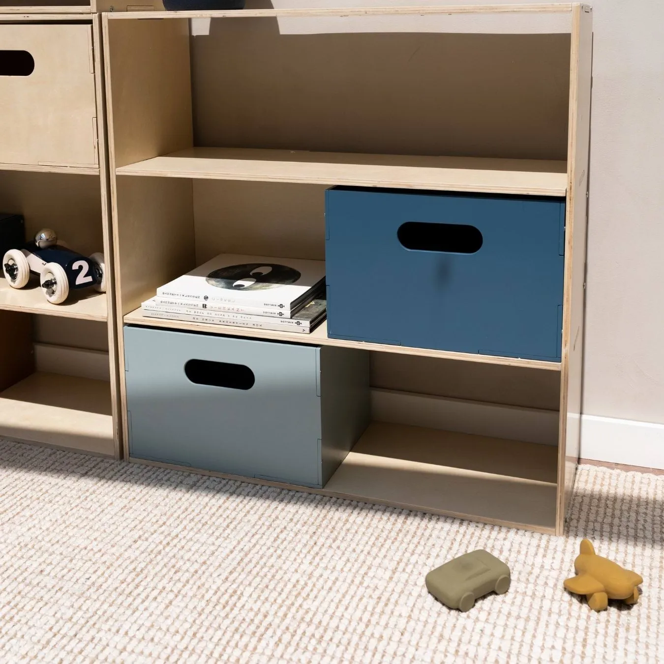 Contenitore Kiddo Box , Blu Nofred