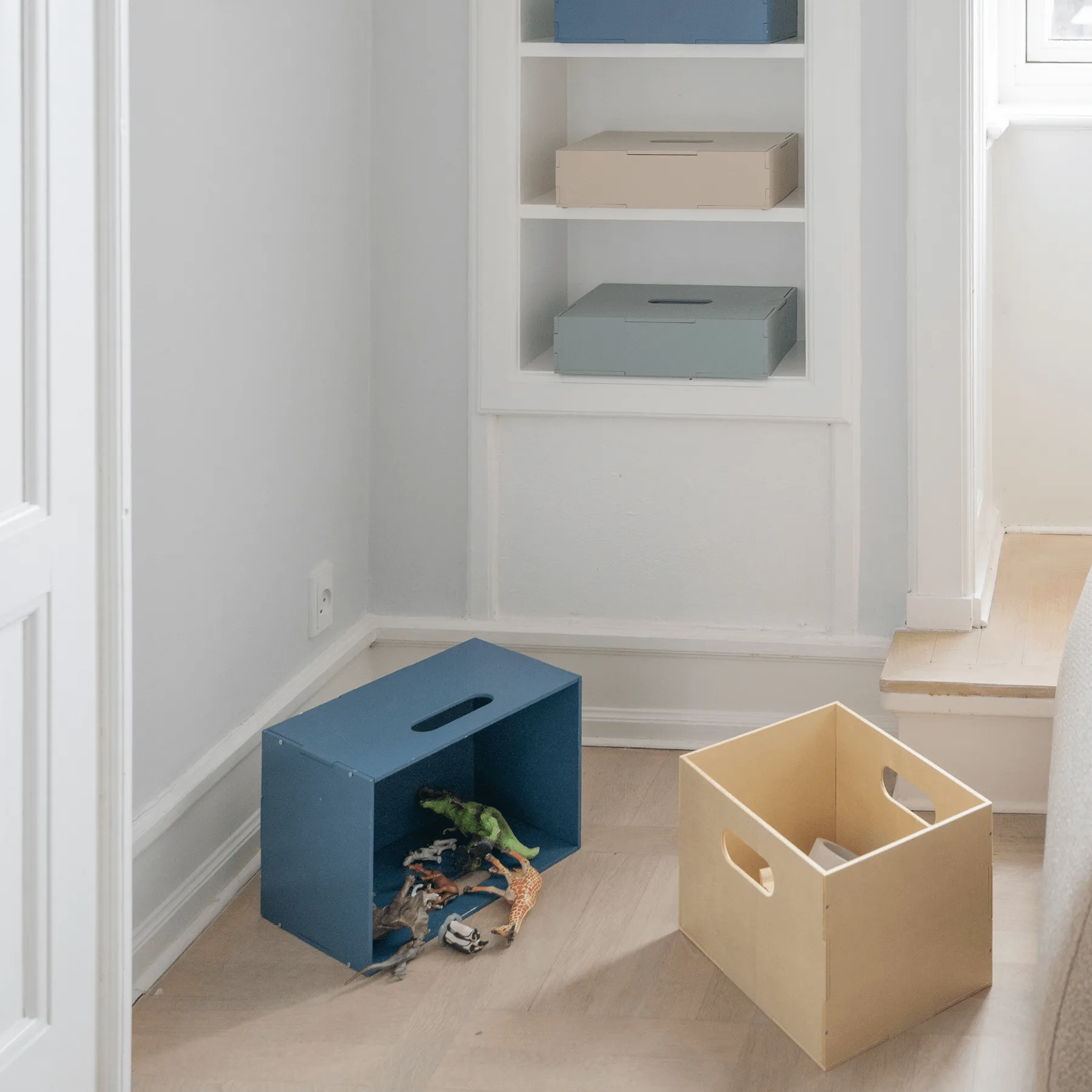 Contenitore Kiddo Box , Blu Nofred