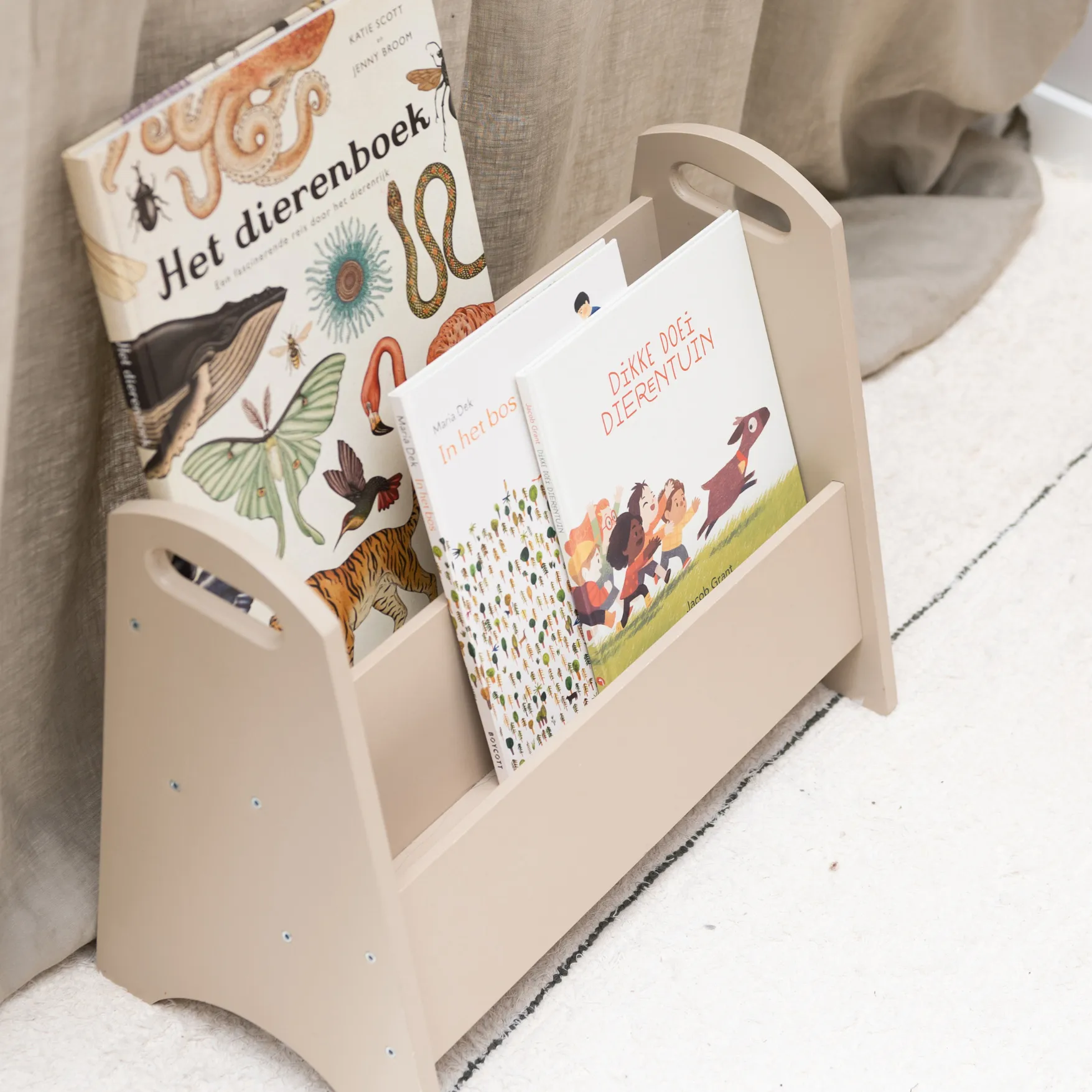 Libreria per bambini Book Holder, Beige Nofred