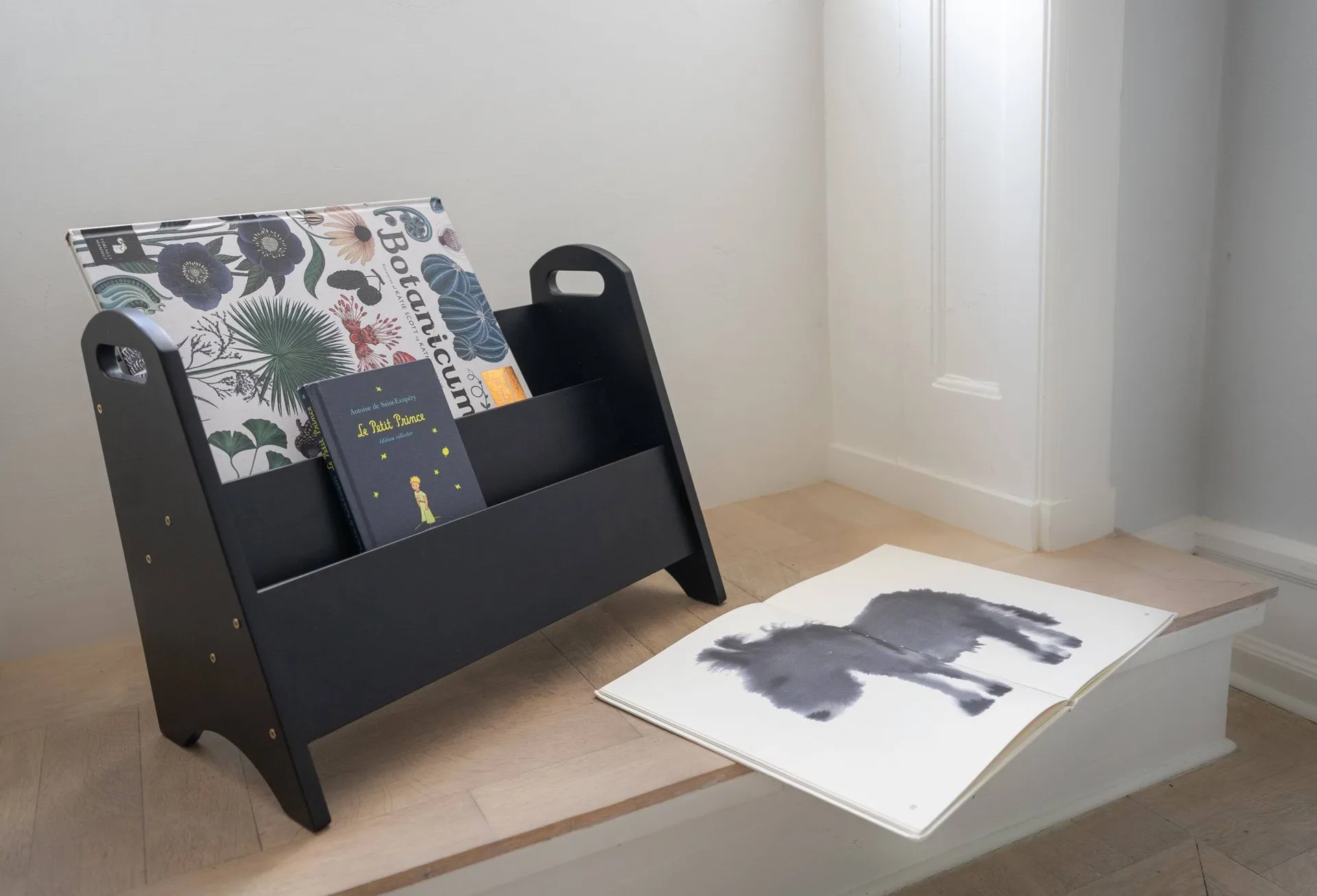 Libreria per bambini Book Holder, Nero Nofred