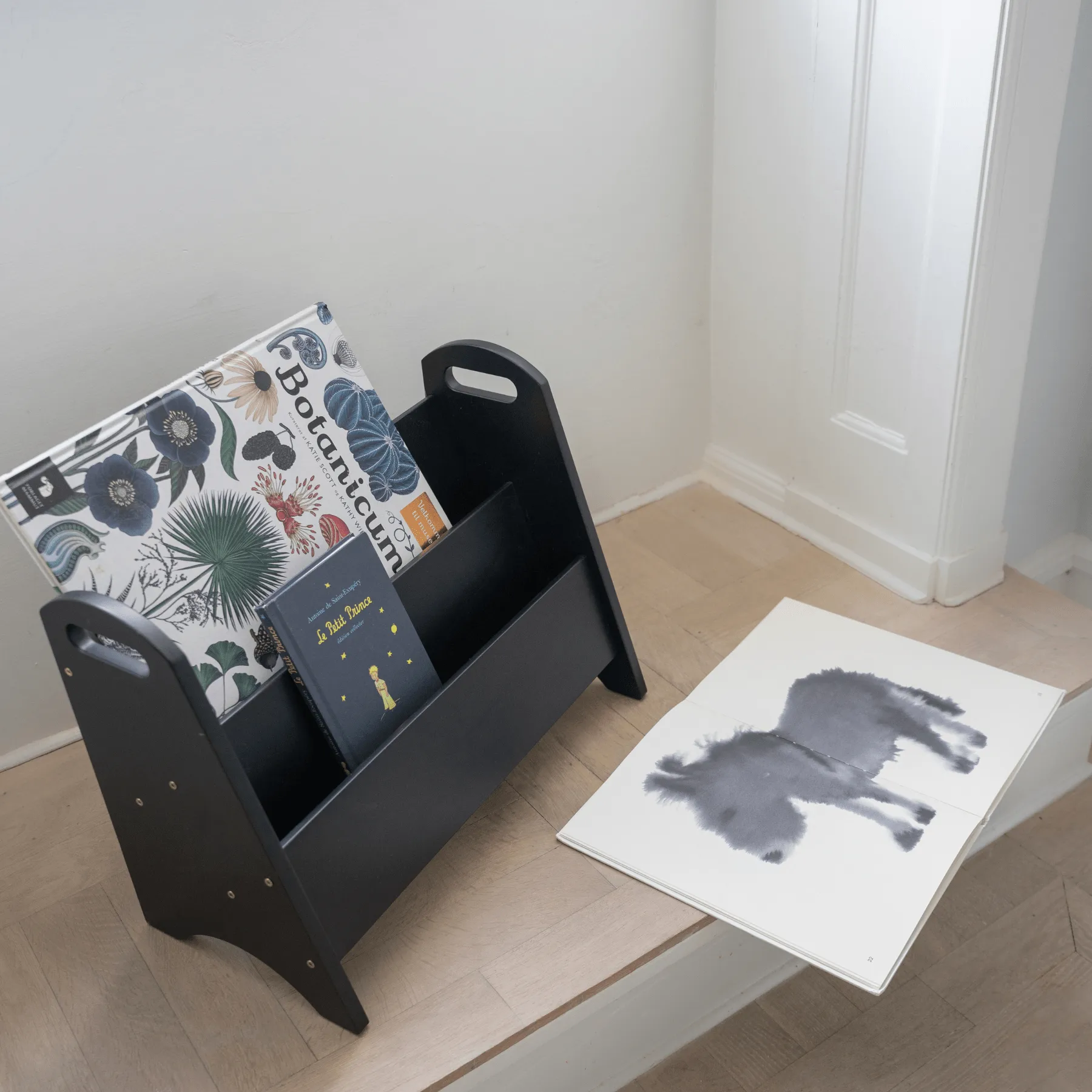 Libreria per bambini Book Holder, Nero Nofred