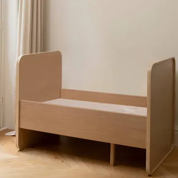 Materasso sagomato per letto baby e junior 2 parti - Bianco - Nofred