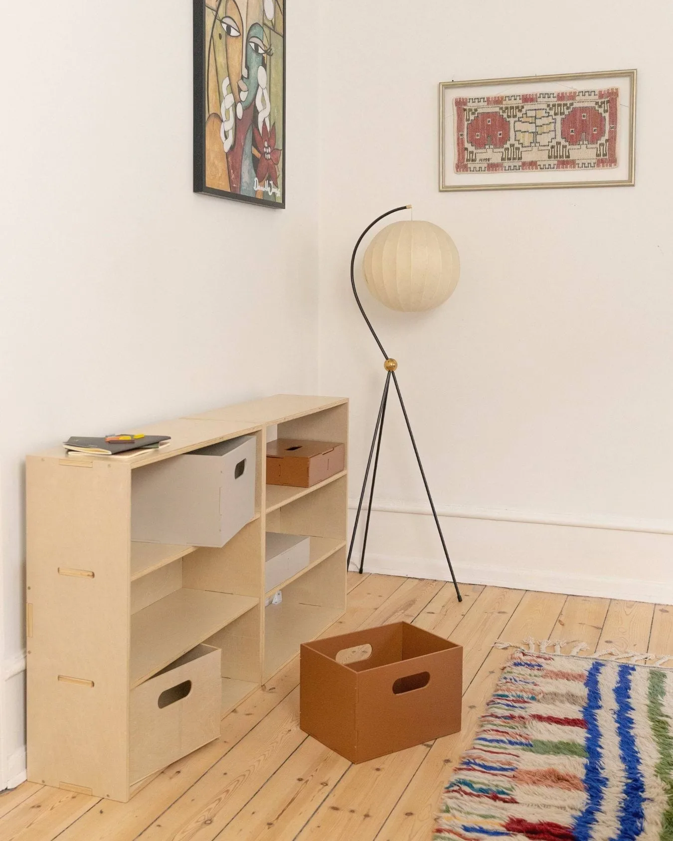 Mensola per bambini Kiddo Shelving, Betulla Nofred
