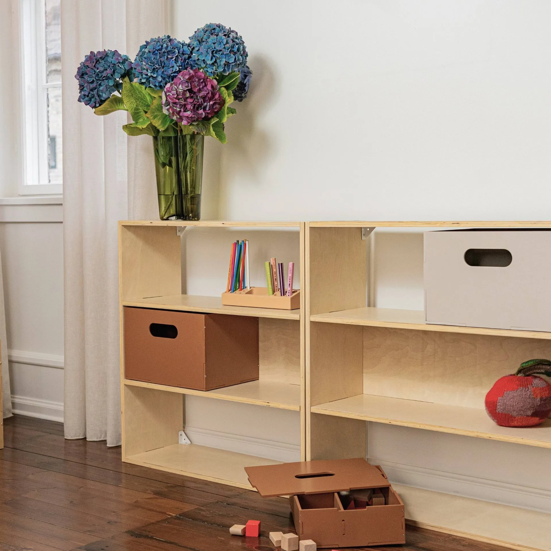Mensola per bambini Kiddo Shelving, Betulla Nofred