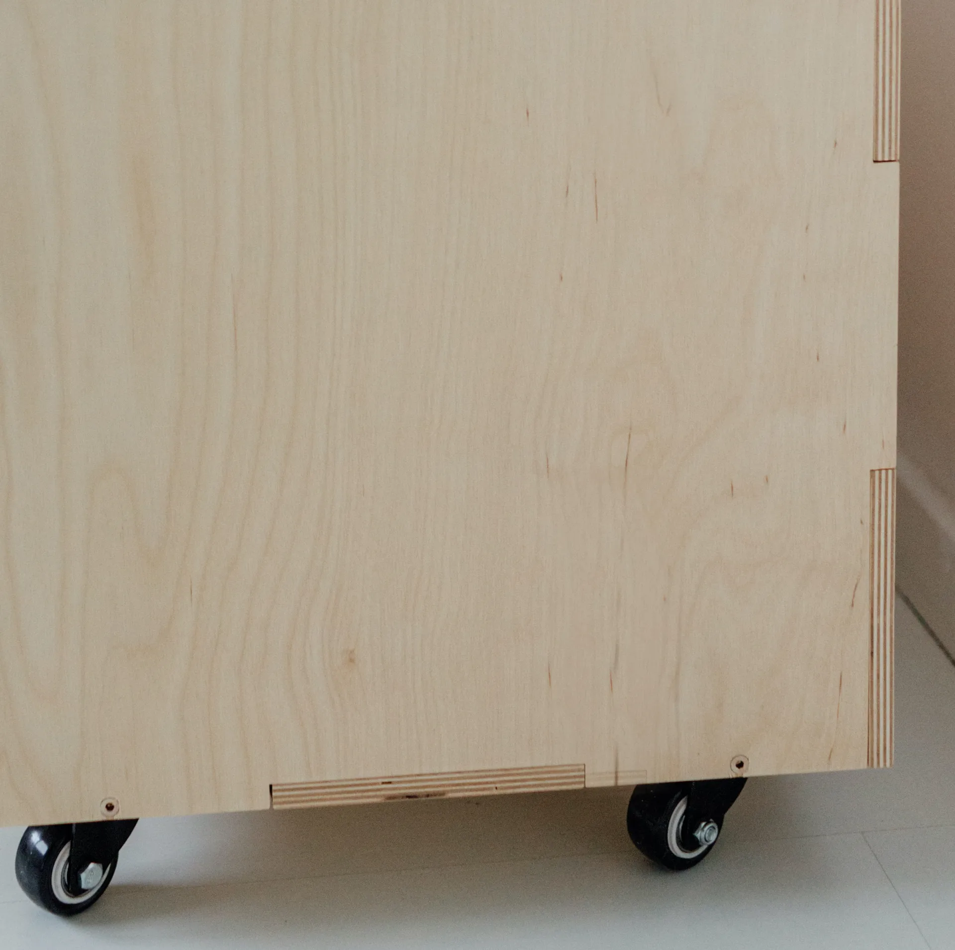 Ruote per contenitori Cube Storage - confezione da 4, Nero Nofred