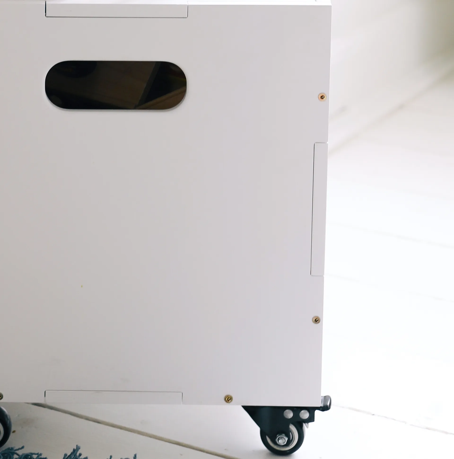 Ruote per contenitori Cube Storage - confezione da 4, Nero Nofred
