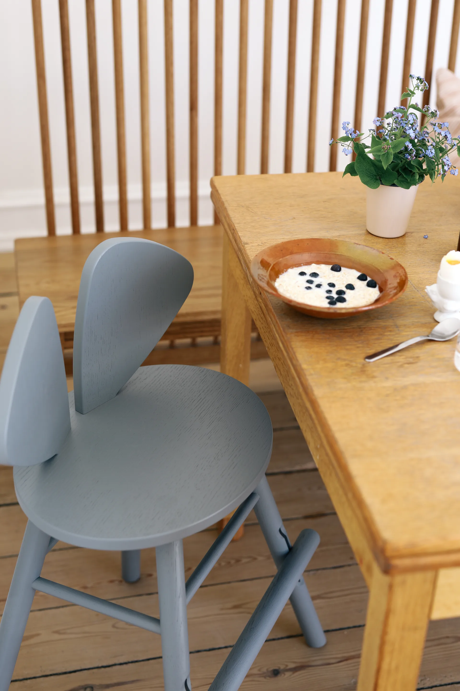 Sedia Mouse Chair Junior, Grigio Nofred