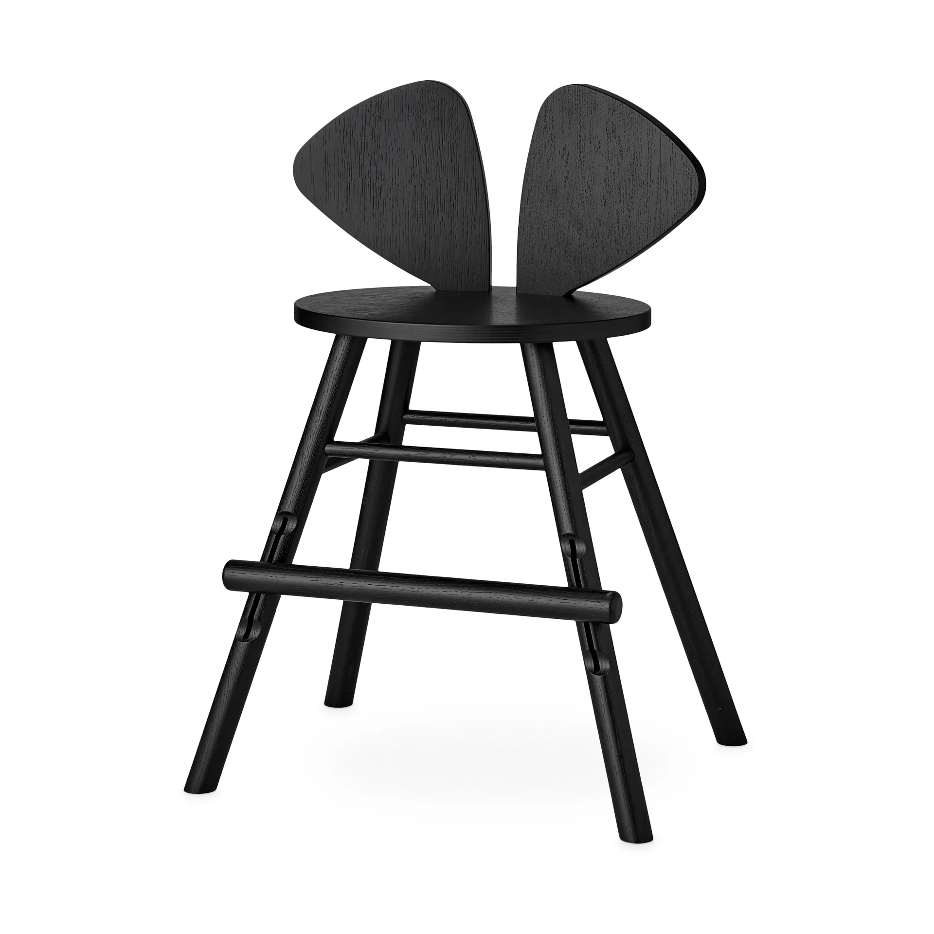 Sedia Mouse Chair Junior, Nero Nofred