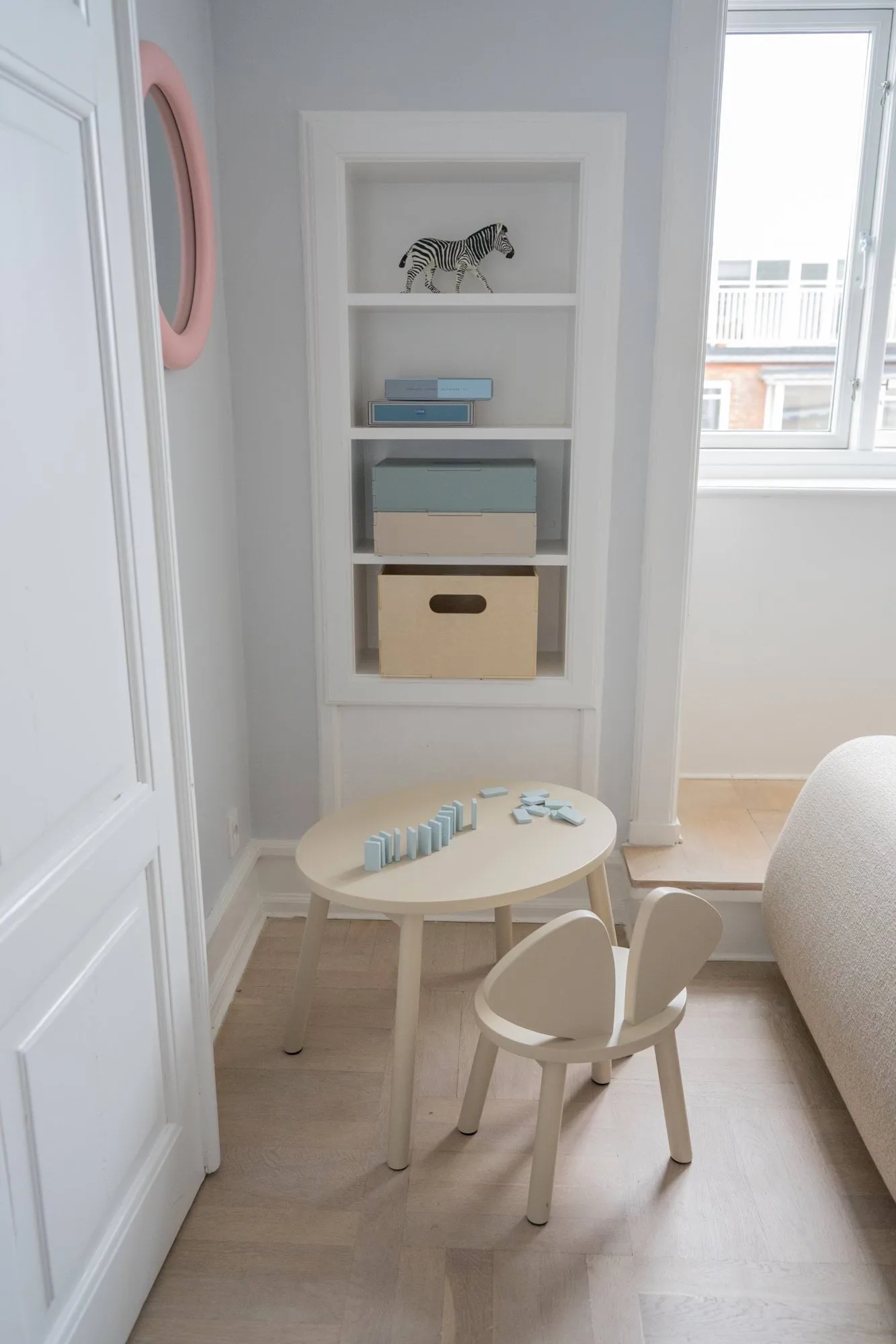 Sedia per bambini Mouse Chair, Beige Nofred