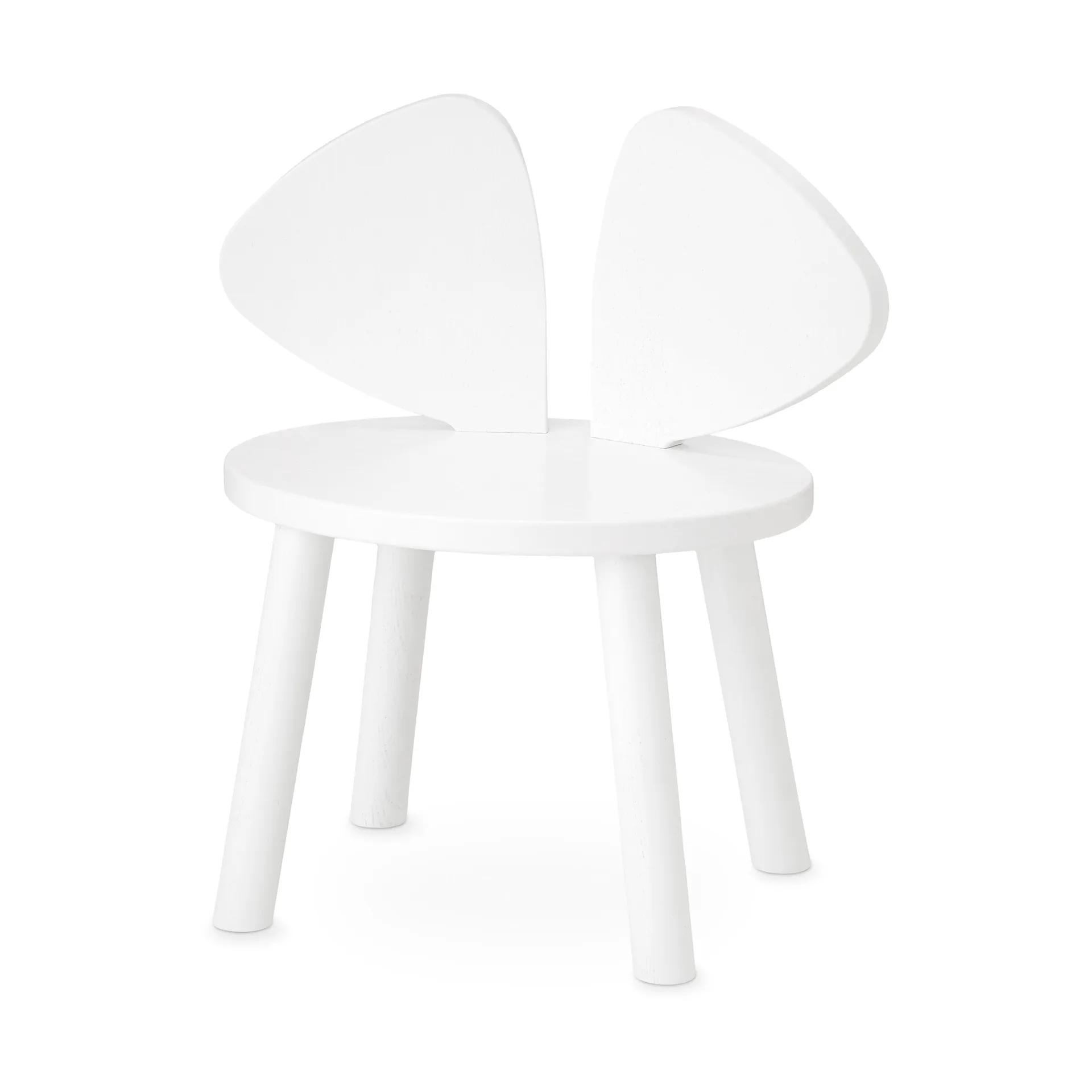 Sedia per bambini Mouse Chair, Bianco Nofred