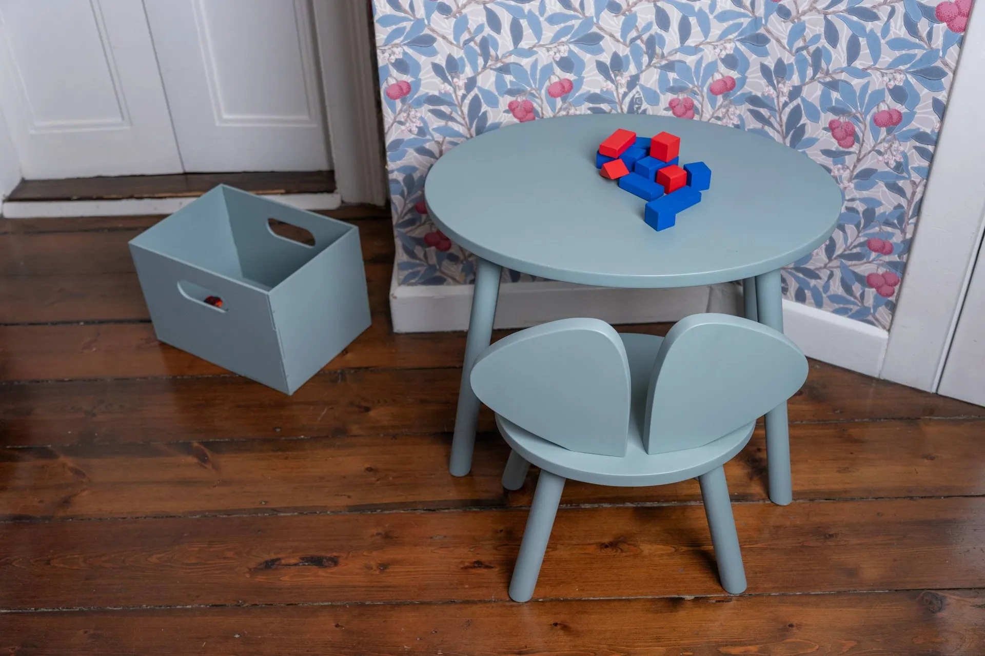 Sedia per bambini Mouse Chair, Blu Nofred