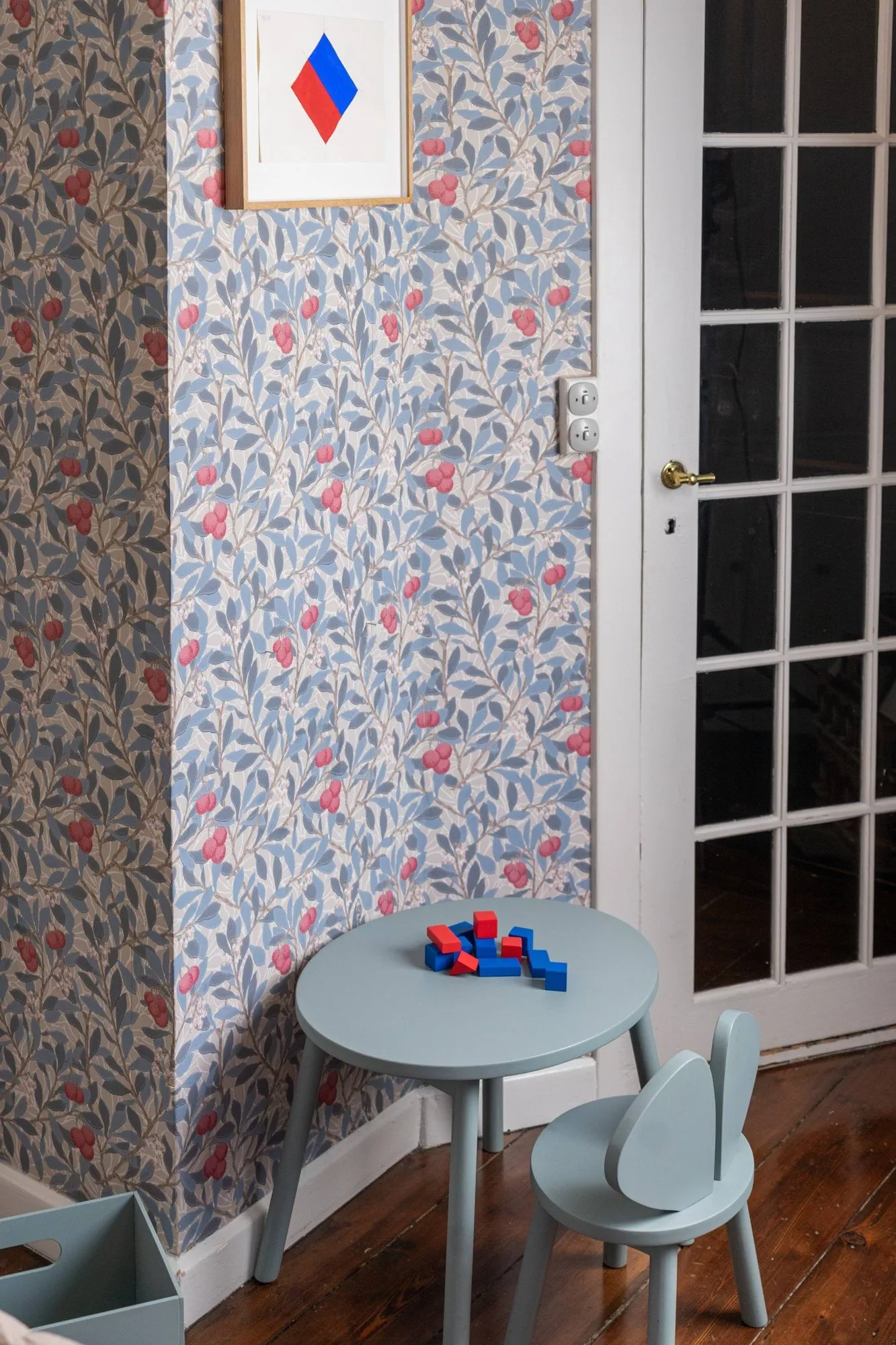 Sedia per bambini Mouse Chair, Blu Nofred