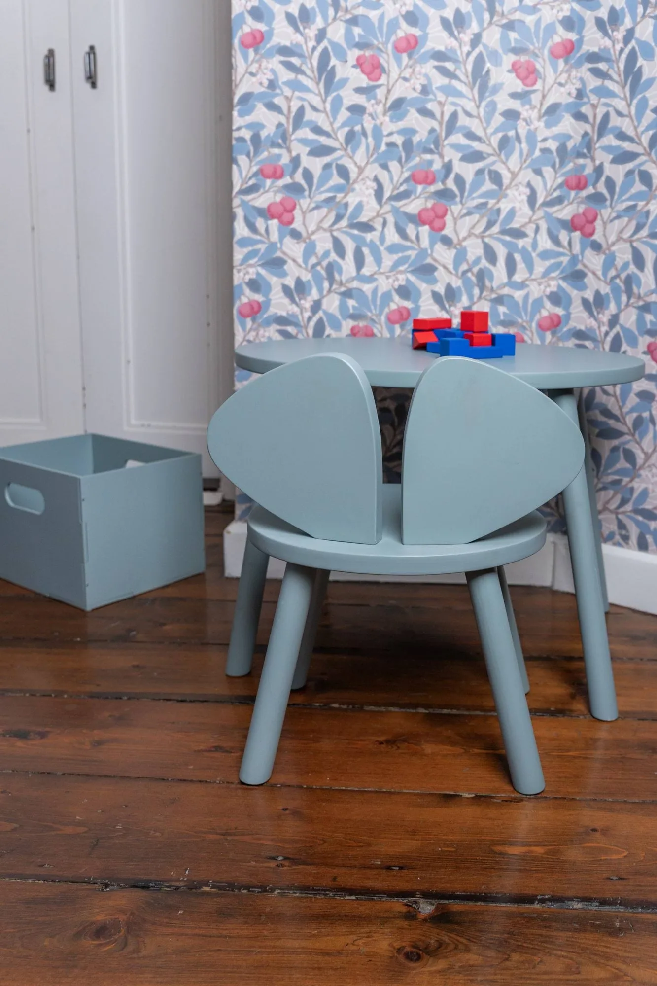 Sedia per bambini Mouse Chair, Blu Nofred