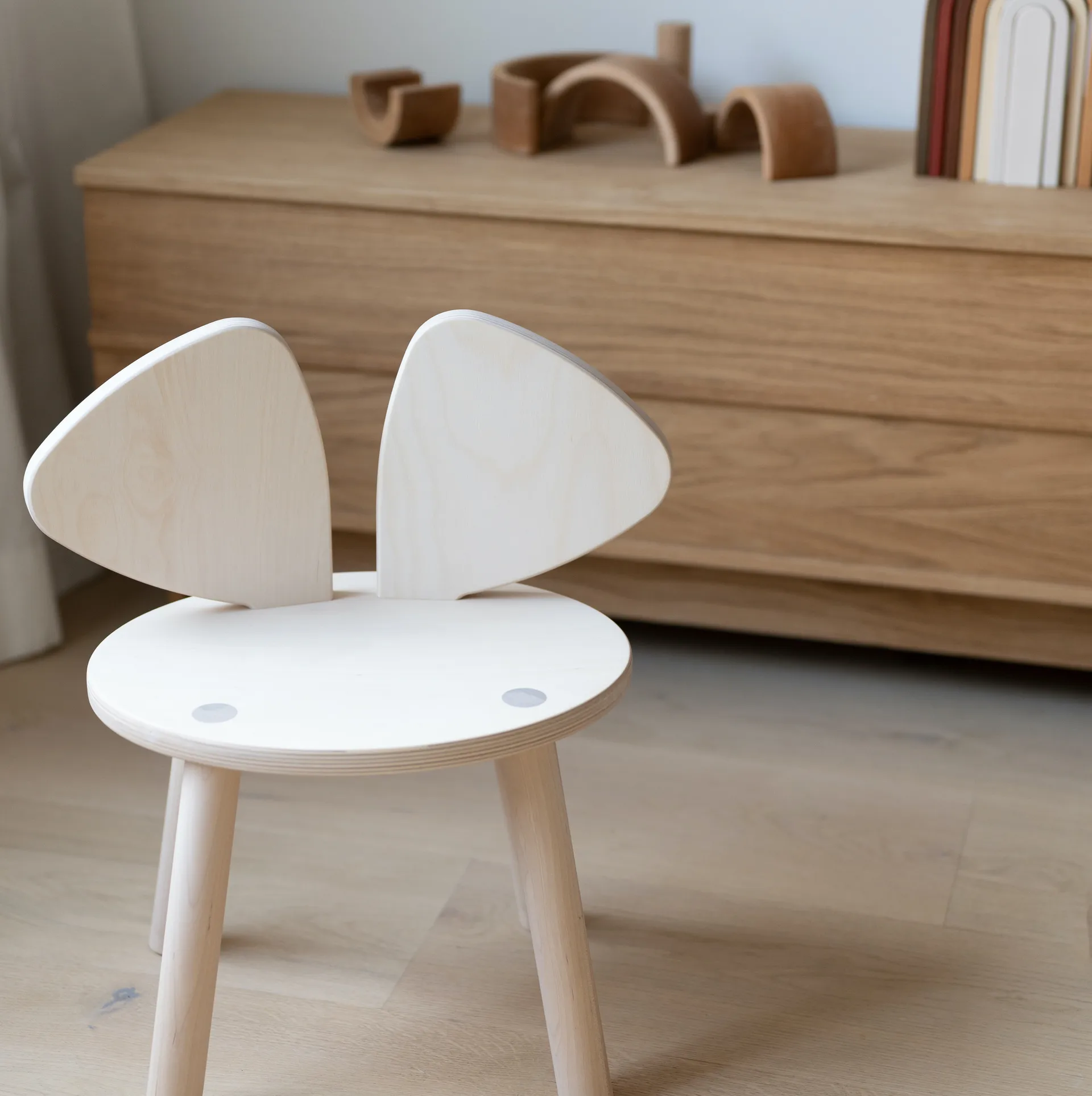 Sedia per bambini Mouse Chair, Faggio Nofred