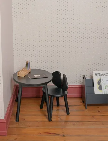 Sedia per bambini Mouse Chair - Nero - Nofred