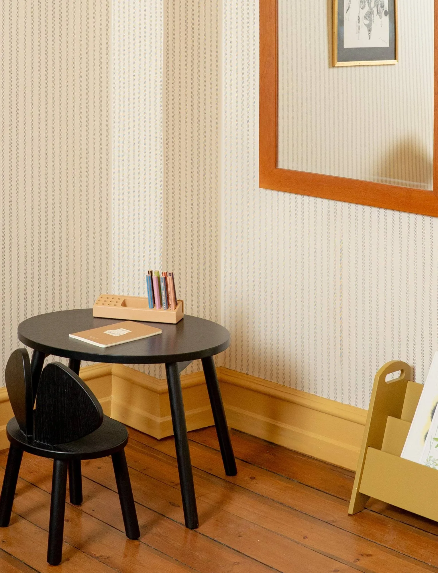 Sedia per bambini Mouse Chair, Nero Nofred
