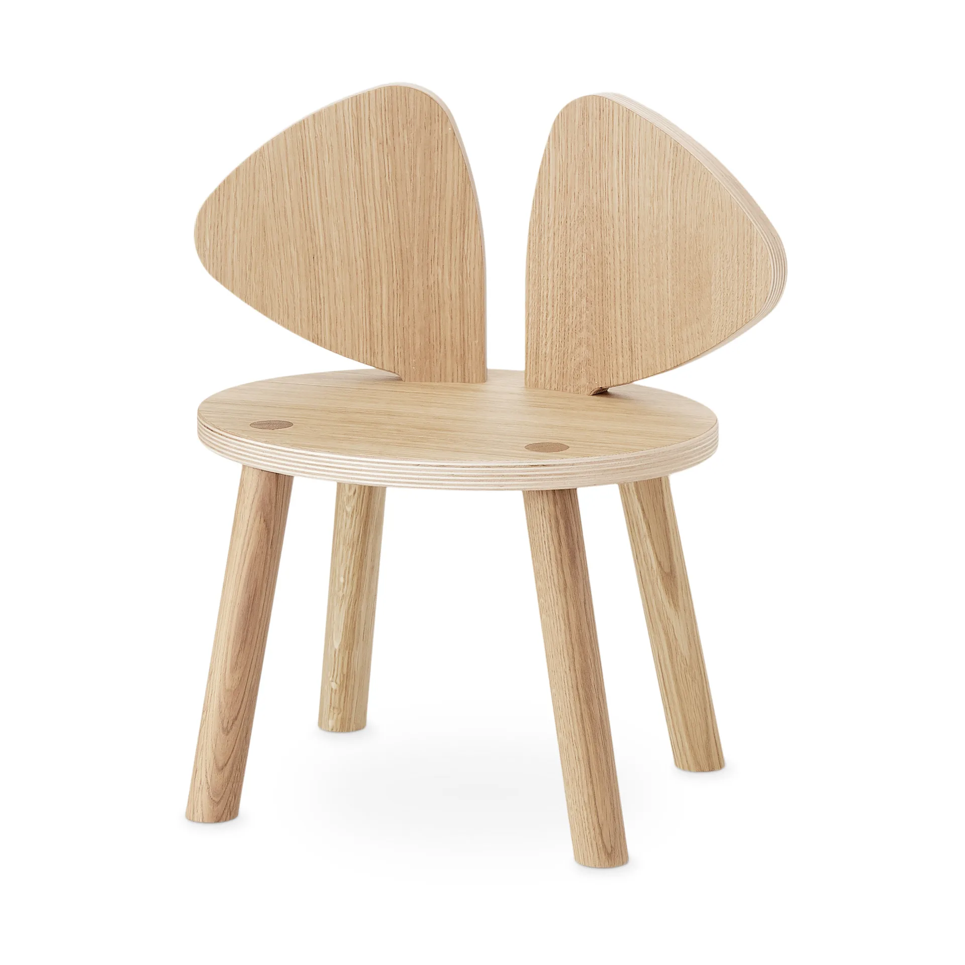 Sedia per bambini Mouse Chair, Rovere Nofred
