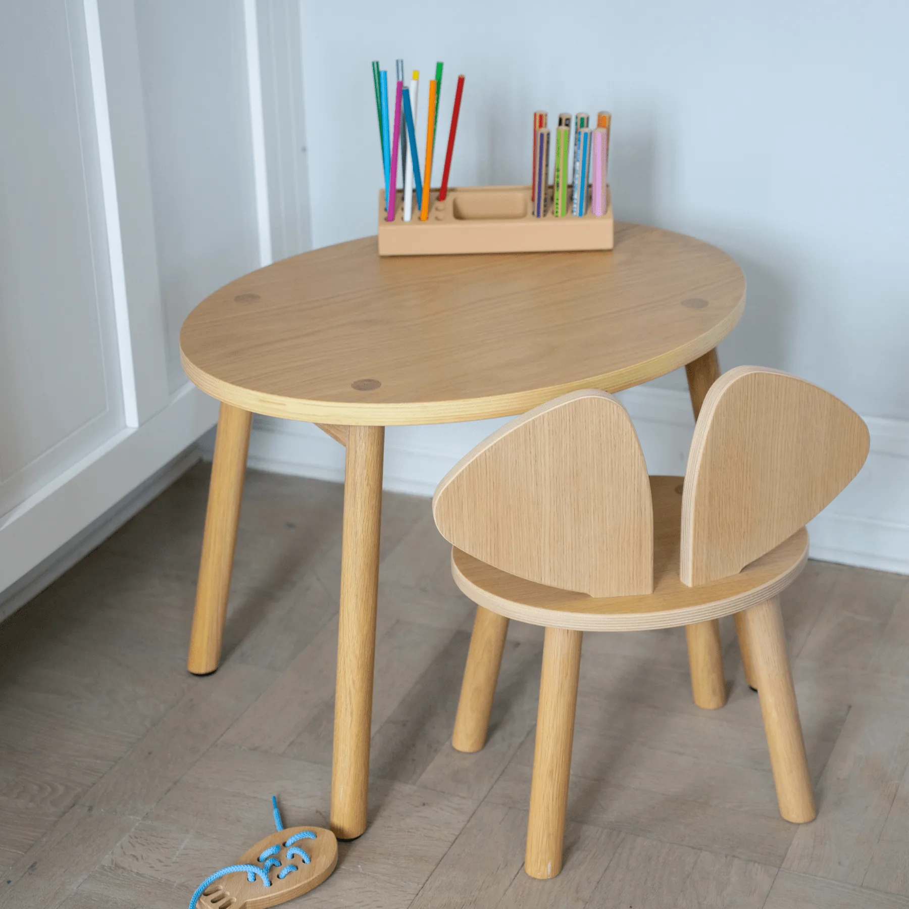 Sedia per bambini Mouse Chair, Rovere Nofred