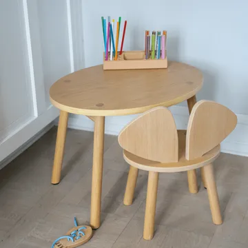 Sedia per bambini Mouse Chair - Rovere - Nofred