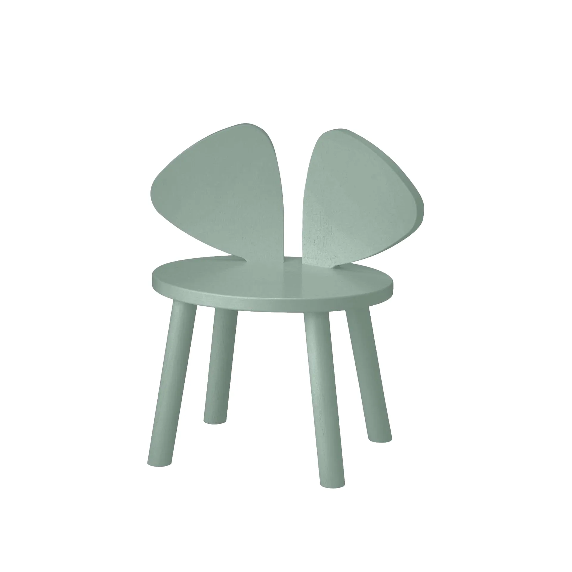 Sedia per bambini Mouse Chair, Verde oliva Nofred