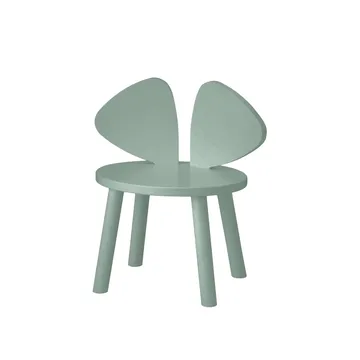 Sedia per bambini Mouse Chair - Verde oliva - Nofred
