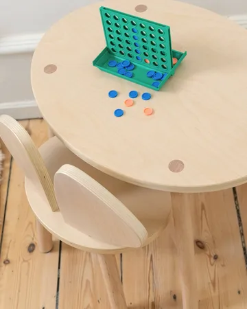 Sedia + tavolo per bambini Mouse  - Faggio - Nofred