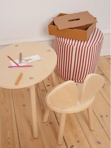 Sedia + tavolo per bambini Mouse  - Faggio - Nofred