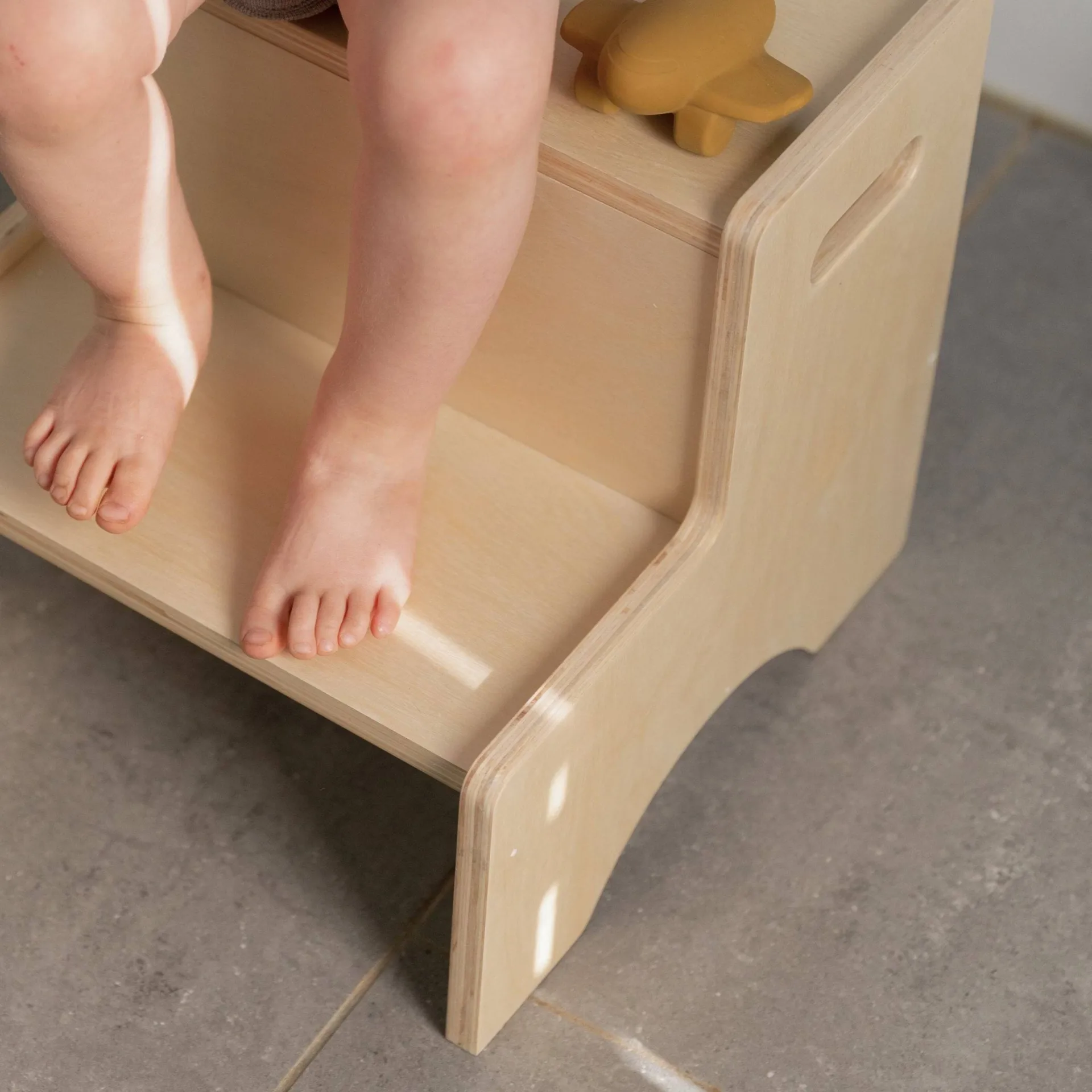 Sgabello per bambini Step Up, Betulla Nofred