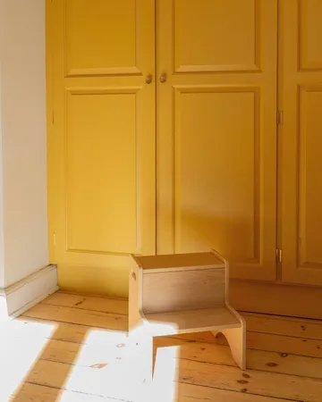 Sgabello per bambini Step Up - Rovere - Nofred