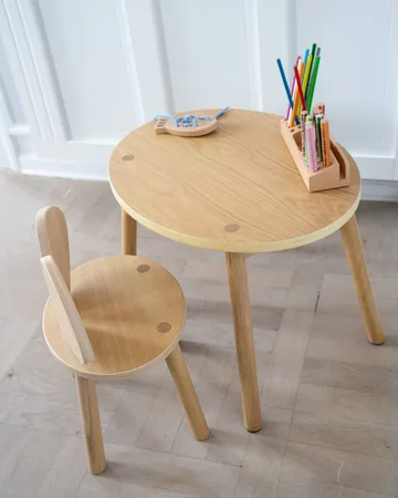 Tavolino per bambini Mouse Table - Rovere - Nofred