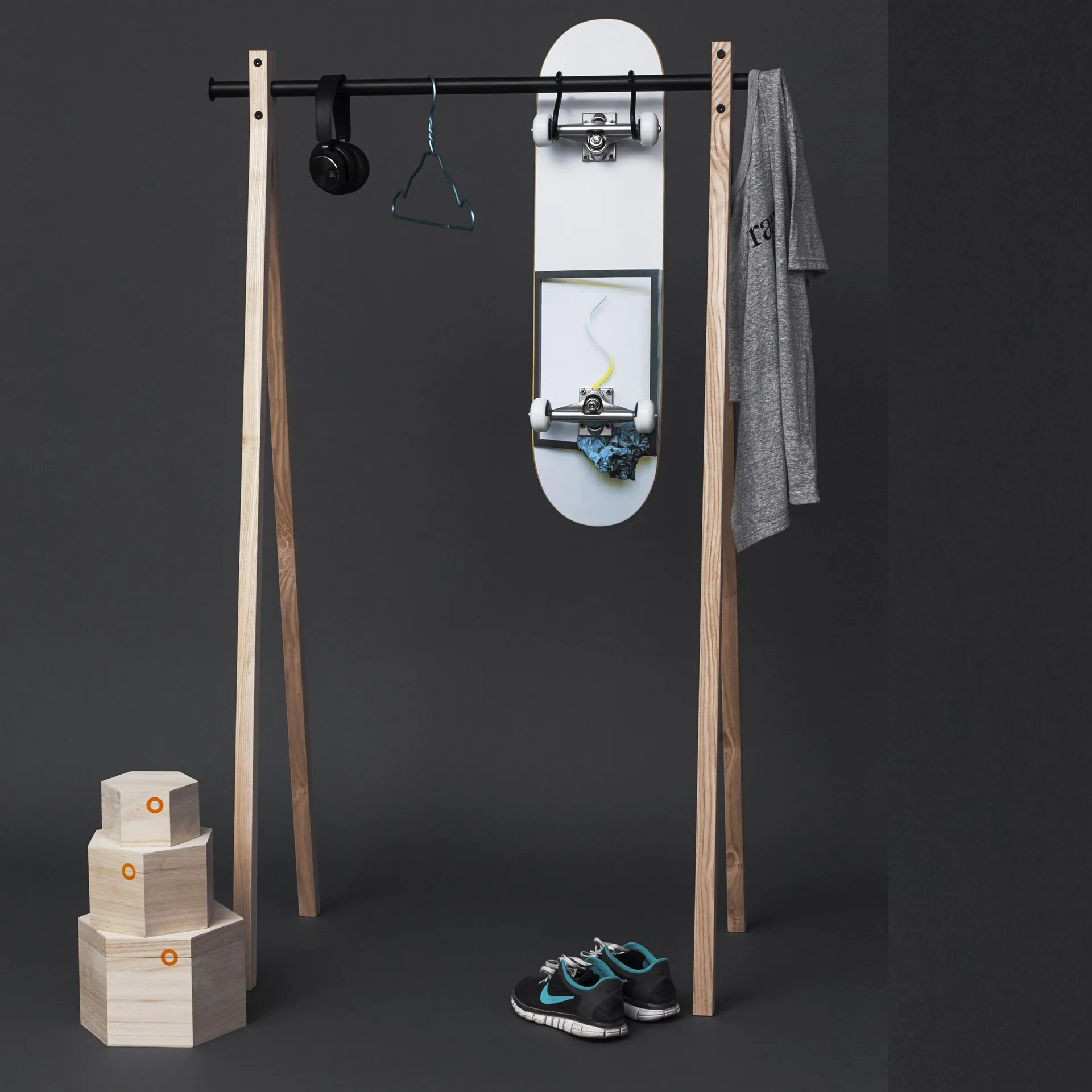 Appendiabiti Dress Up 90, naturale-nero Nomess Copenhagen