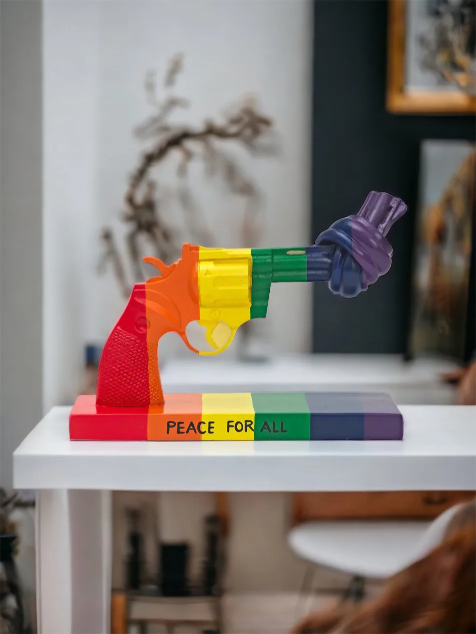 Decorazione Peace for All 19 cm, Multi Non Violence