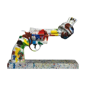 Decorazione Tennis for Peace 40 cm - Multi - Non Violence