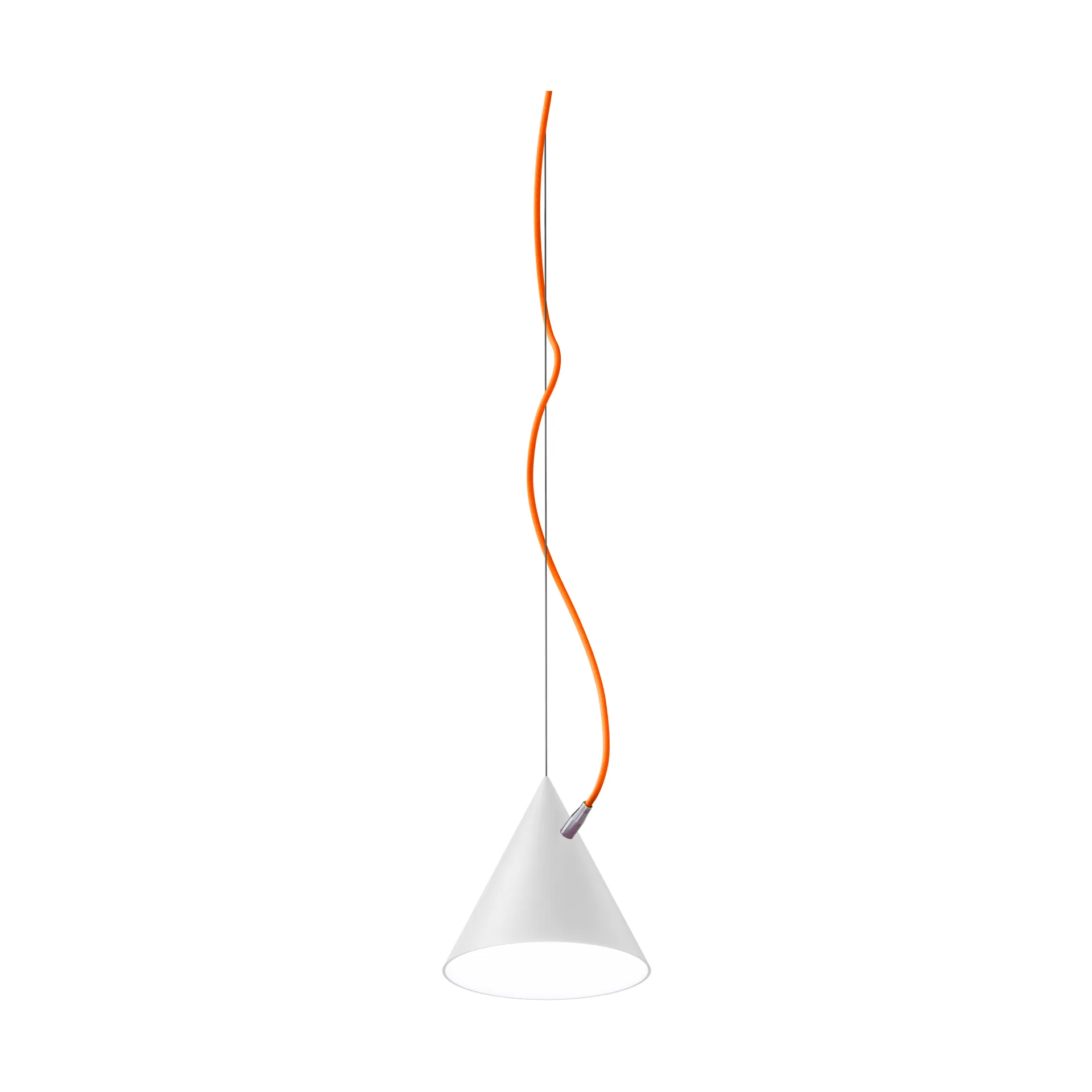 Lampada a sospensione Castor 20 cm, Bianco-arancione-argento Noon