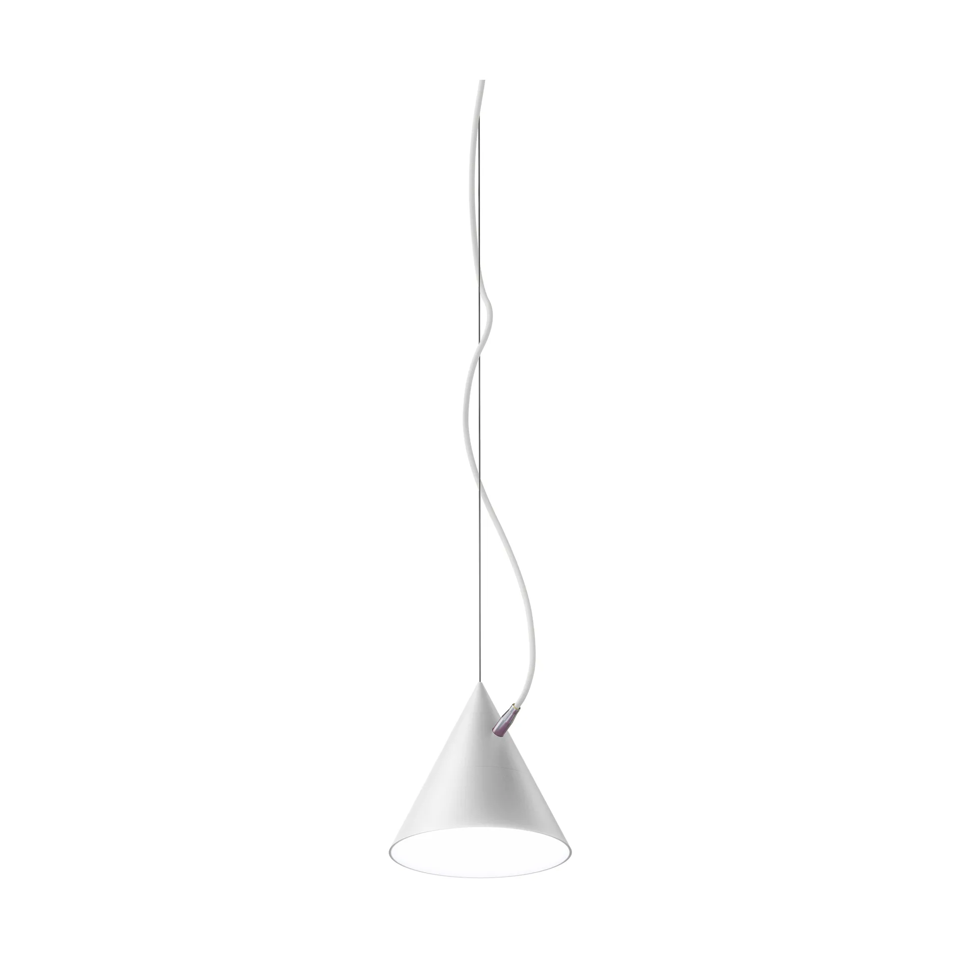 Lampada a sospensione Castor 20 cm, Bianco-bianco-argento Noon