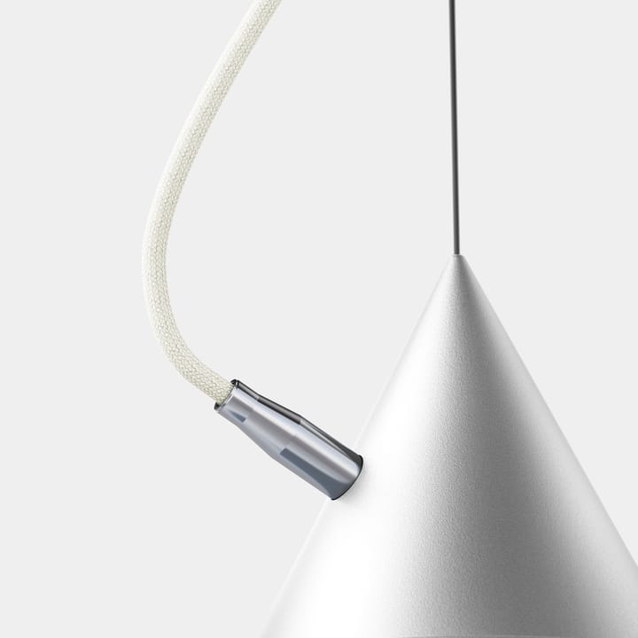 Lampada a sospensione Castor 20 cm - Bianco-bianco-argento - Noon