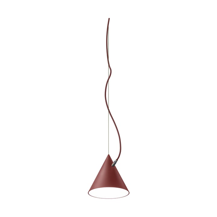 Lampada a sospensione Castor 20 cm - Bordeaux-rosso scuro-ottone - Noon