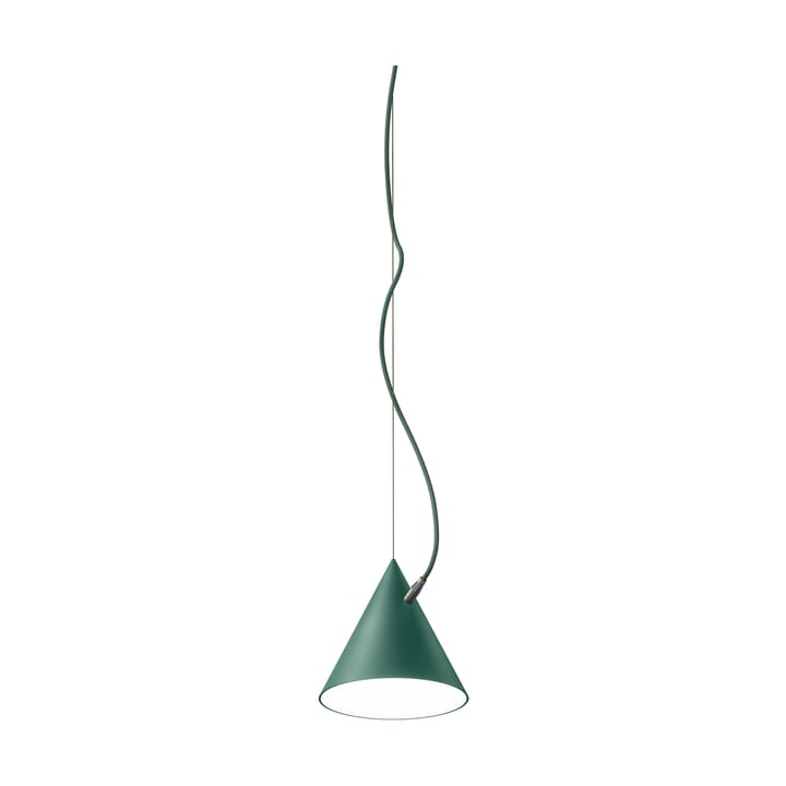 Lampada a sospensione Castor 20 cm - British racing green-verde scuro-ottone - Noon