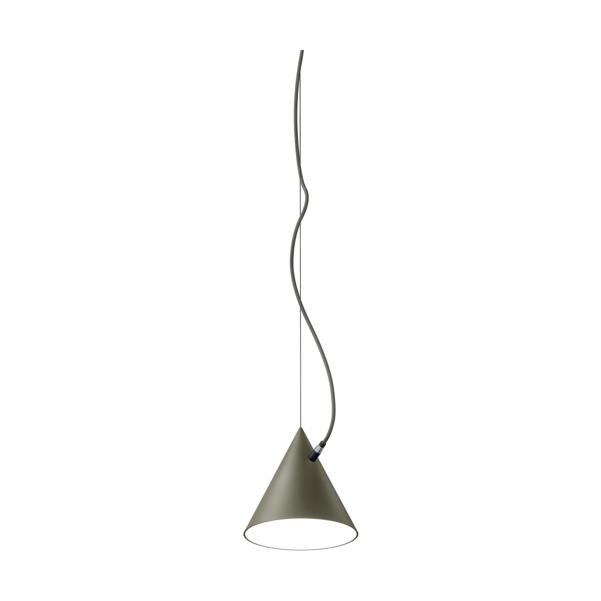 Lampada a sospensione Castor 20 cm, Grigio oliva-grigio scuro-nero Noon