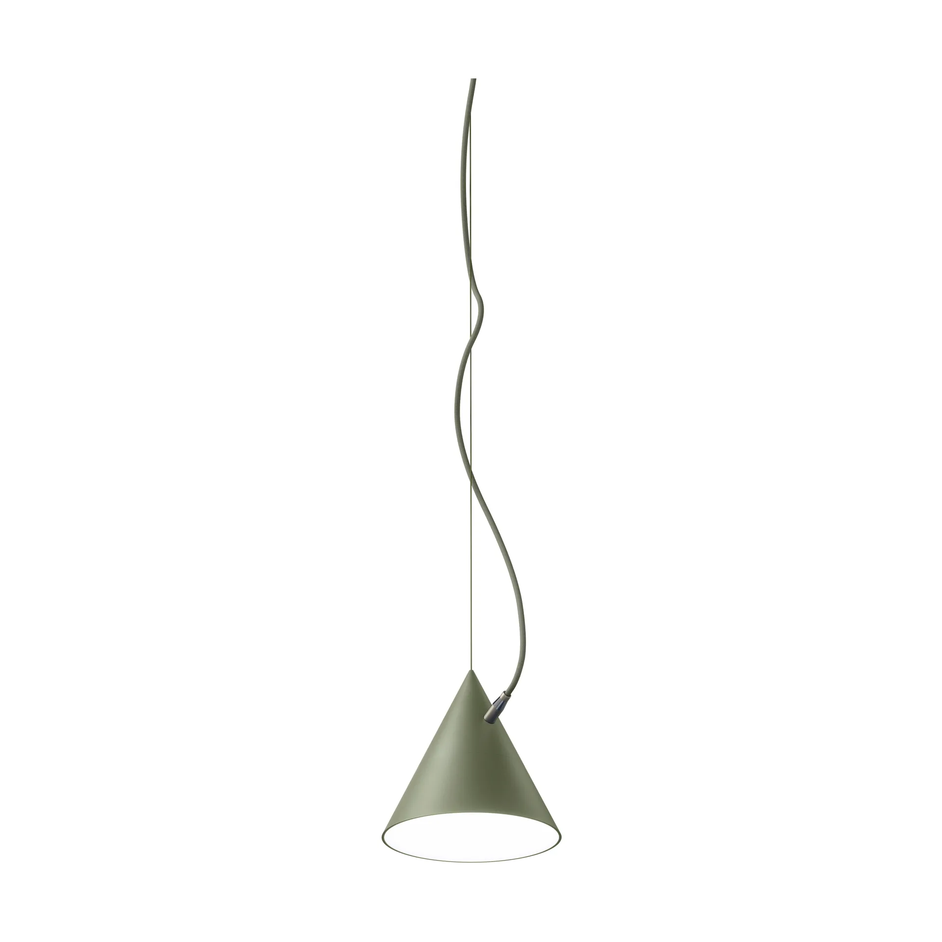 Lampada a sospensione Castor 20 cm, Verde militare-verde-ottone Noon