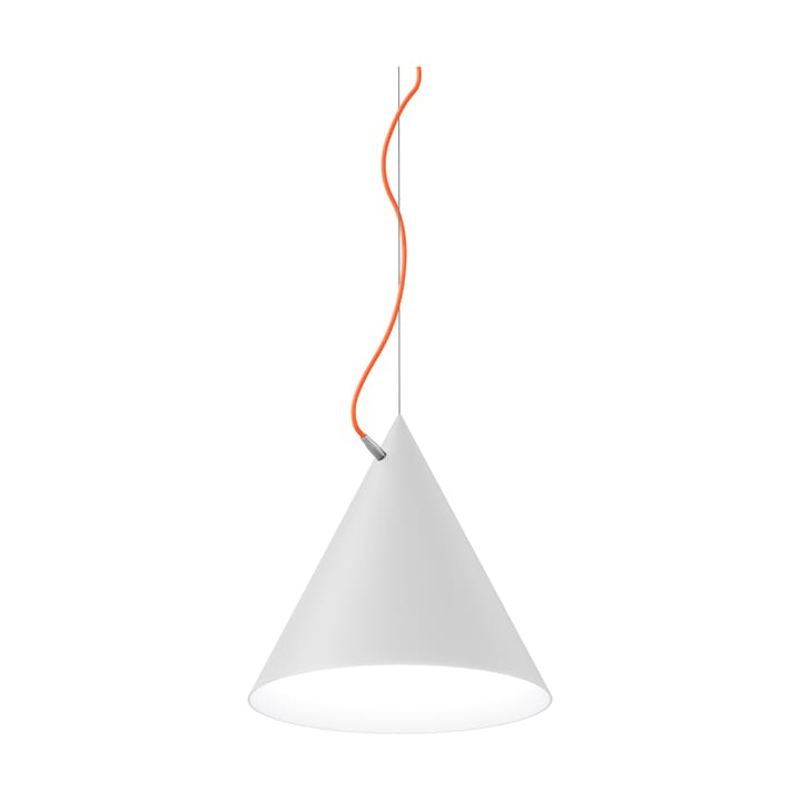 Lampada a sospensione Castor 40 cm - Bianco-arancione-argento - Noon