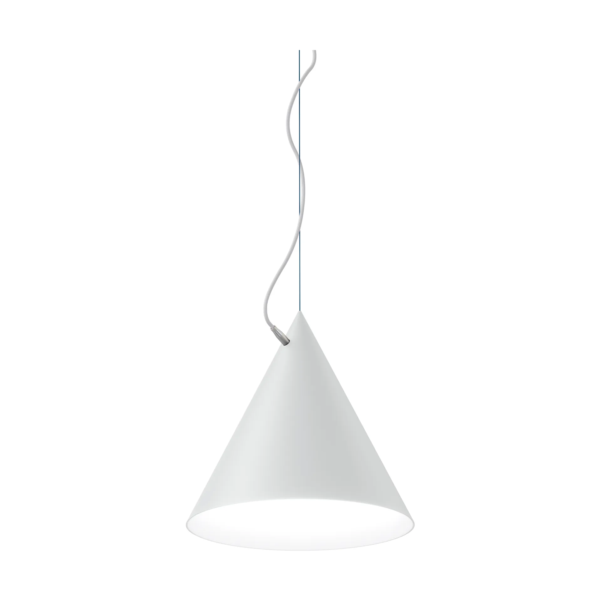 Lampada a sospensione Castor 40 cm, Bianco-bianco-argento Noon