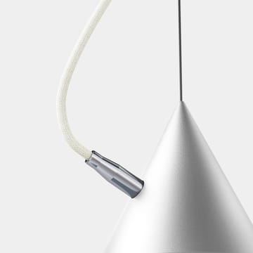 Lampada a sospensione Castor 40 cm - Bianco-bianco-argento - Noon