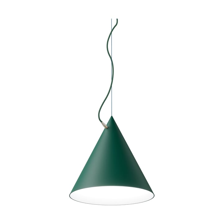 Lampada a sospensione Castor 40 cm - British racing green-verde scuro-ottone - Noon