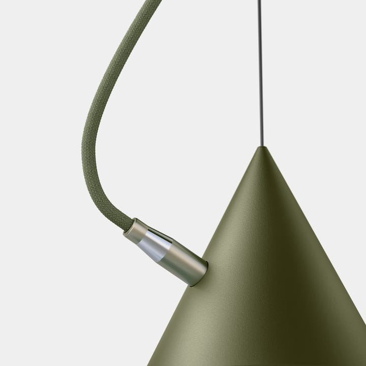 Lampada a sospensione Castor 40 cm - Verde militare-verde-ottone - Noon